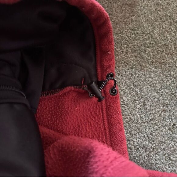 Izod PerformX Ratio Mens Red/Paprika Fleece Zipper Jacket Size XL - Picture 6 of 7